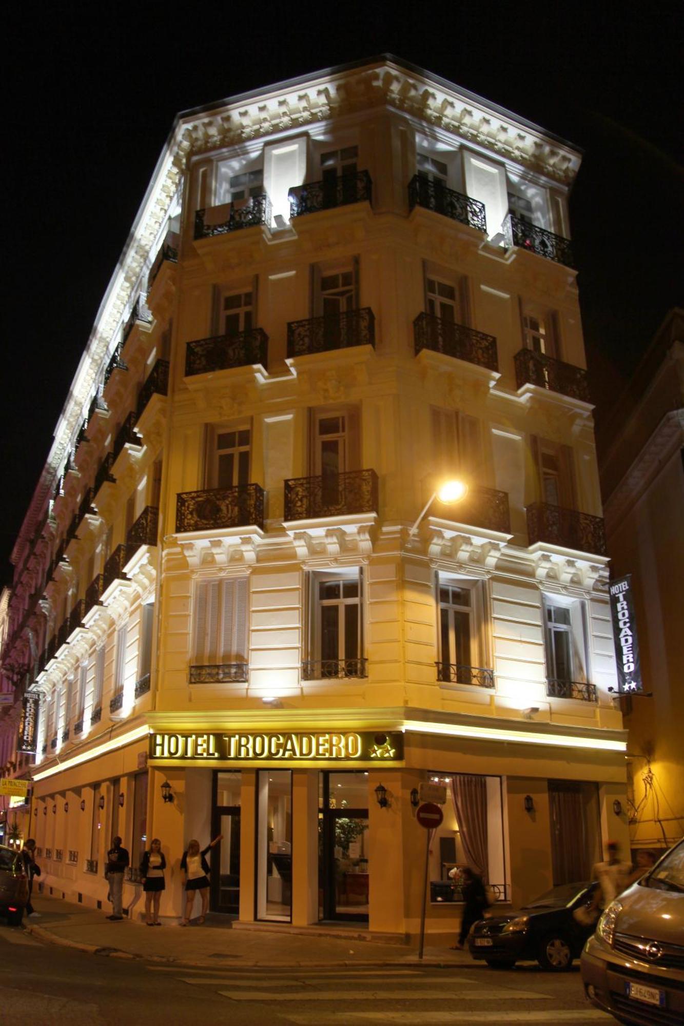 Trocadero Hotell Nice Exteriör bild
